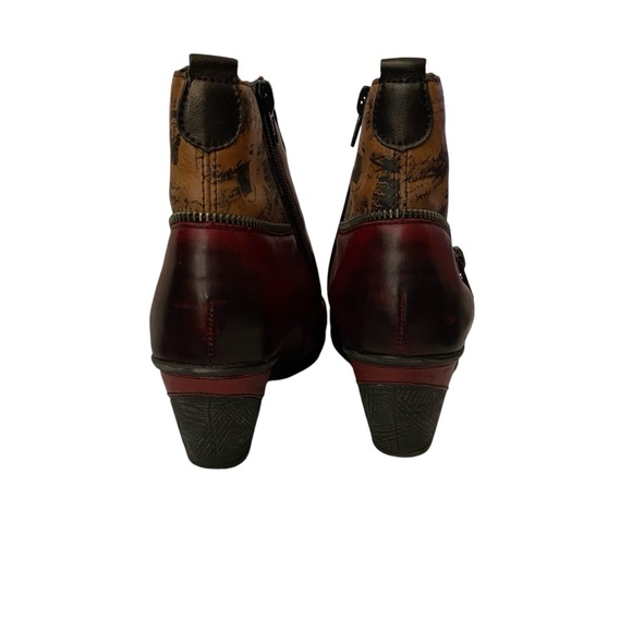 Remonte Leather Heeled Boots - Size Euro 37 -  US (6.5-7) - Picture 5 of 7